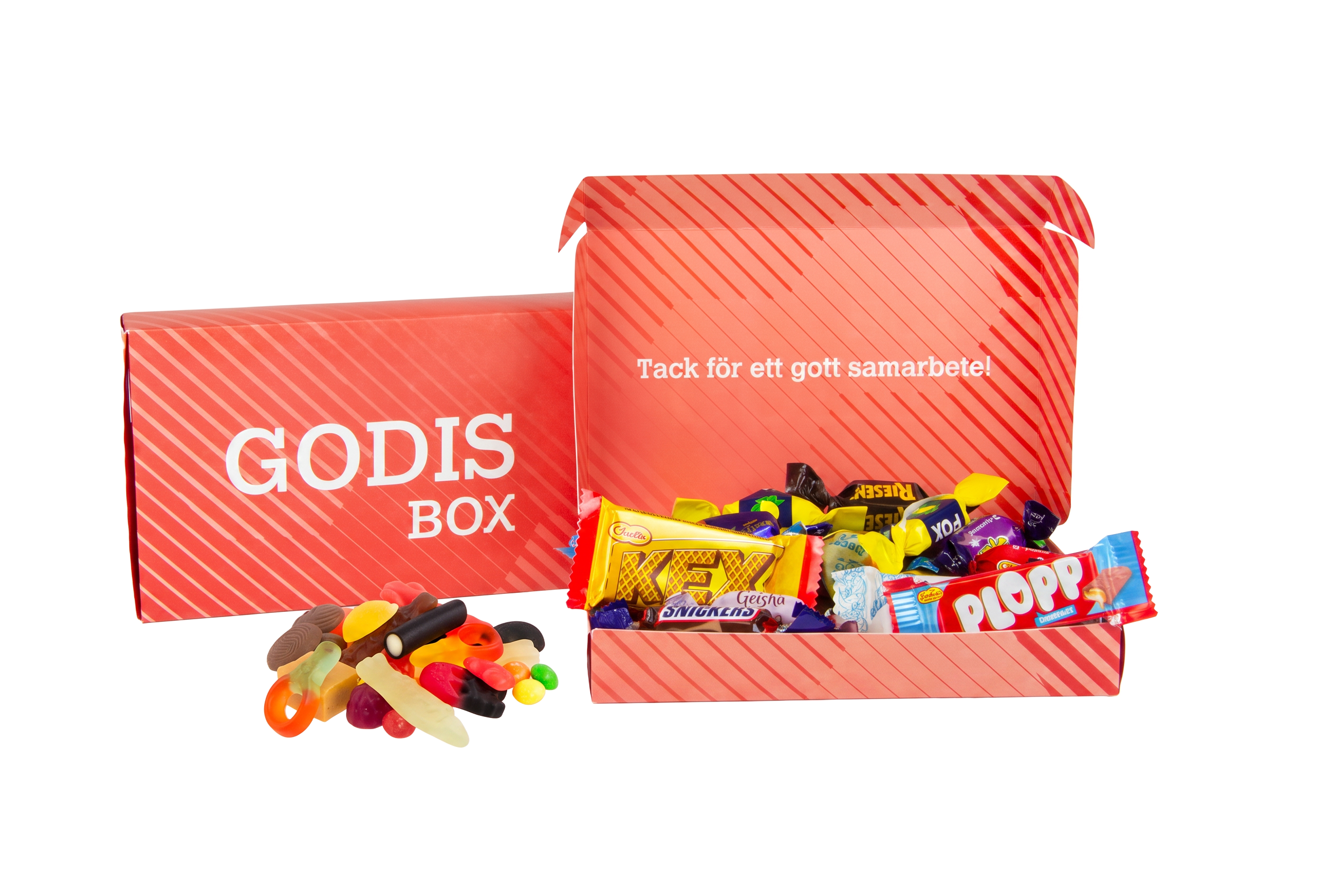 Godis box oinslaget godis