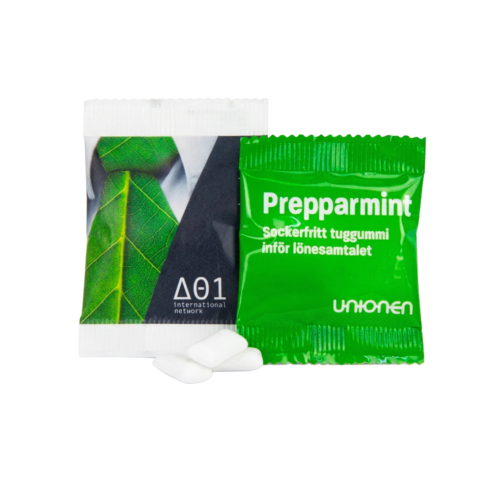 Tuggummi 2-pack i komposterbar påse